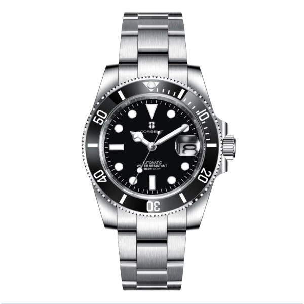 OEM Custom Corgeut NH35 Automatic Watch Miyota Movement Sapphire Glass Ceramic Bezel Men Diver Watches